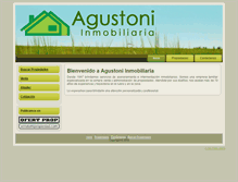 Tablet Screenshot of agustoniinmobiliaria.com
